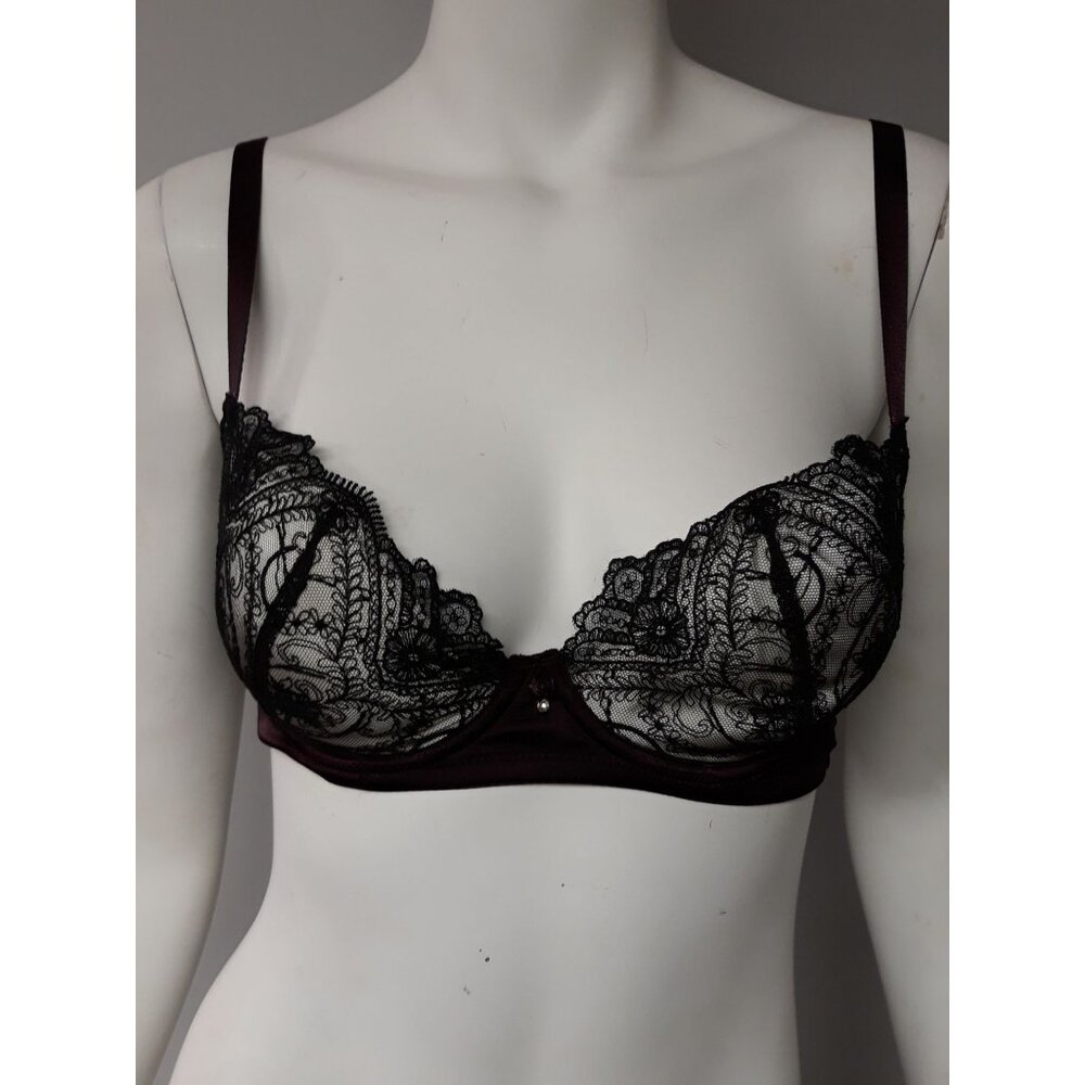 Bradelis Enchant Bra Plum Size 32 D NEW WITH TAGS!
